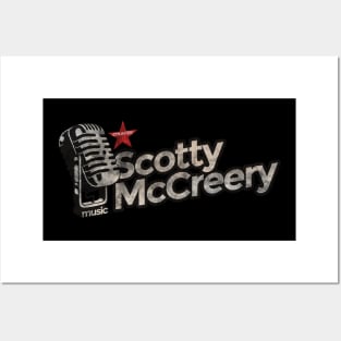 Scotty McCreery - Vintage Microphone Posters and Art